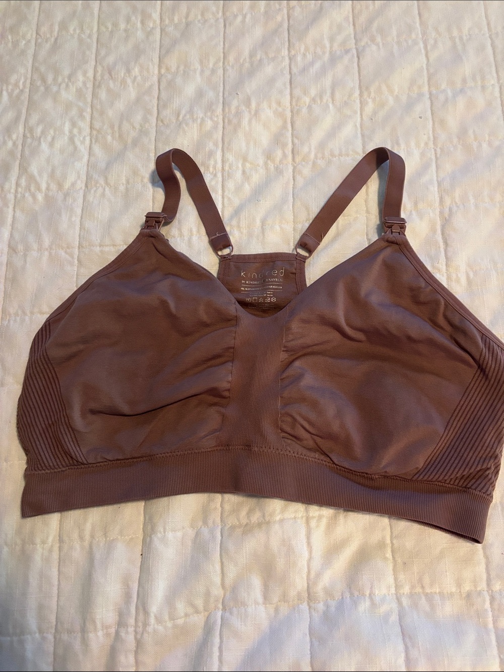 Kindred Bravely Brown Wireless Nursing Bralette